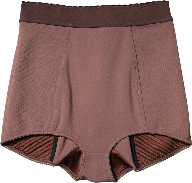 Dolce & Gabbana Dolce & Gabbana Brown Viscose High Waisted Hot Pants Shorts