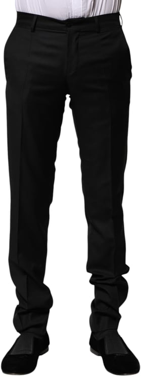 Dolce & Gabbana Dolce & Gabbana Black Wool Formal Men Slim Pants