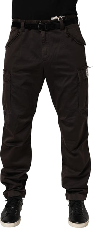 Dolce & Gabbana Dolce & Gabbana Brown Re- Edition Cotton Men Cargo Pants