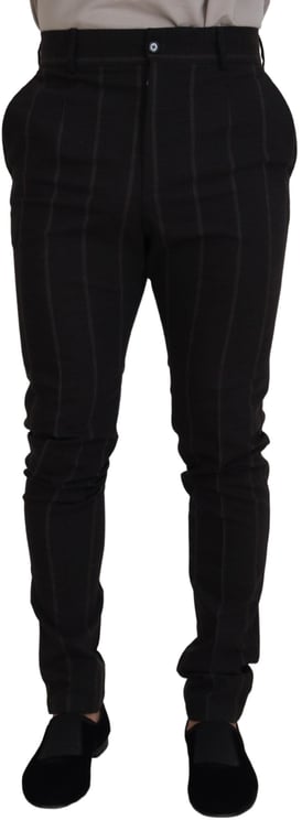 Dolce & Gabbana Dolce & Gabbana Black Wool Chino Formal Men Pants
