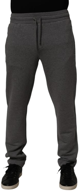 Dolce & Gabbana Dolce & Gabbana Gray Cotton Jogger Sweatpants Trouser Pants