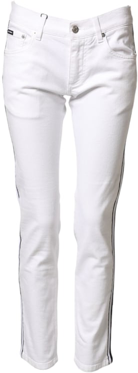 Dolce & Gabbana Dolce & Gabbana White Cotton Stretch Skinny Men Denim Jeans