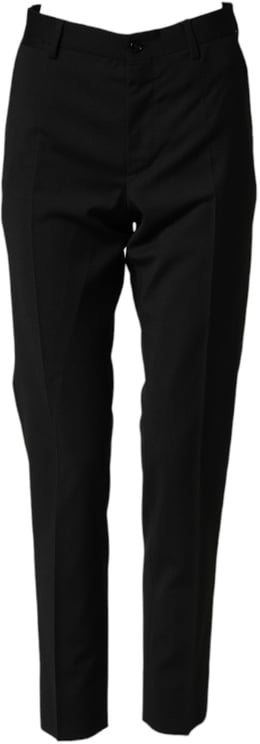 Dolce & Gabbana Dolce & Gabbana Black Wool Formal Dress Men Trouser Pants