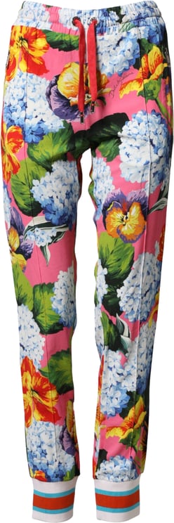 Dolce & Gabbana Dolce & Gabbana Multicolor Floral Mid Waist Jogger Pants