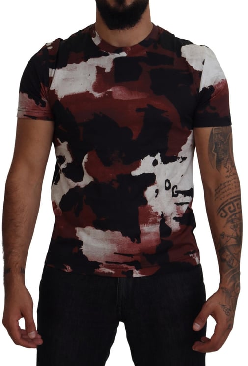 Dolce & Gabbana Dolce & Gabbana Multicolor Tie Dye Cotton Crew Neck T-shirt