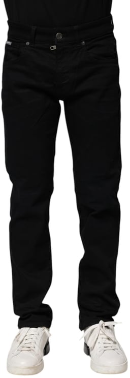 Dolce & Gabbana Dolce & Gabbana Black Cotton Skinny Denim Jeans