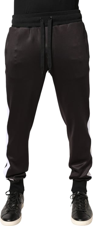 Dolce & Gabbana Dolce & Gabbana Brown Polyester Skinny Jogger Trouser Pants