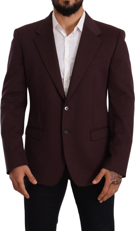Dolce & Gabbana Dolce & Gabbana Purple Cotton Blazer