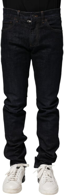 Dolce & Gabbana Dolce & Gabbana Black Cotton Skinny Denim Men Jeans