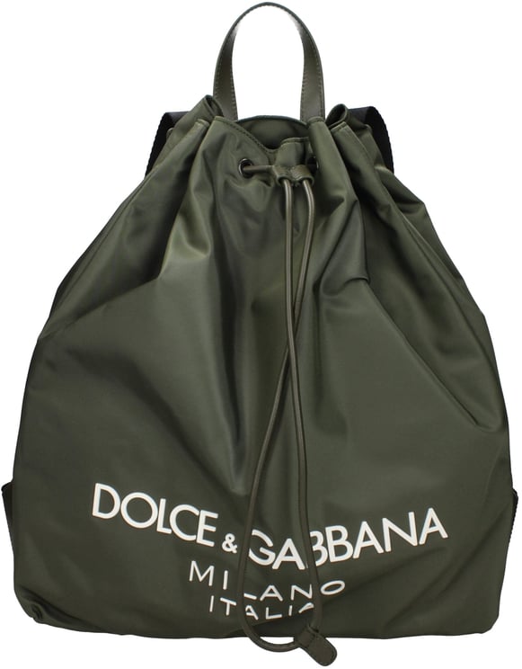 Dolce & Gabbana Dolce & Gabbana Green Nylon Backpack
