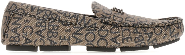 Dolce & Gabbana Dolce&gabbana Embroidered cotton blend loafers