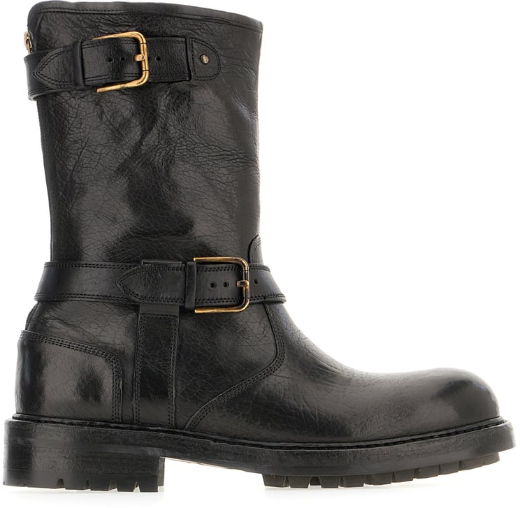 Dolce & Gabbana Dolce&gabbana Black leather Bernini boots