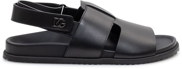 Dolce & Gabbana Sandali con Fasce e Cinturino Posteriore