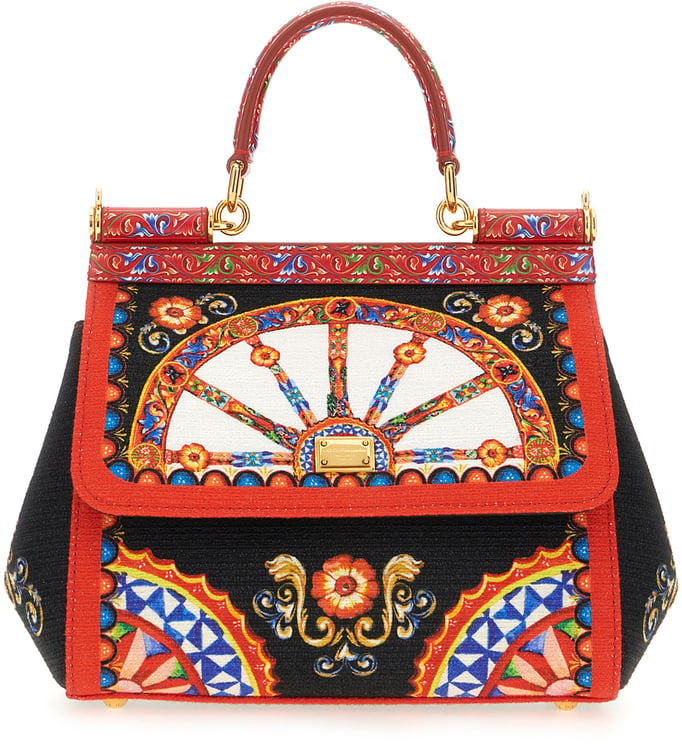 Dolce & Gabbana Dolce&gabbana Printed Canvas Sicily handbag