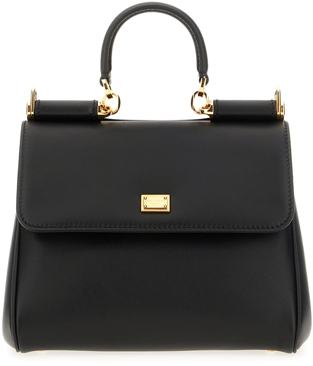Dolce & Gabbana Dolce&gabbana Black leather My Sicily handbag