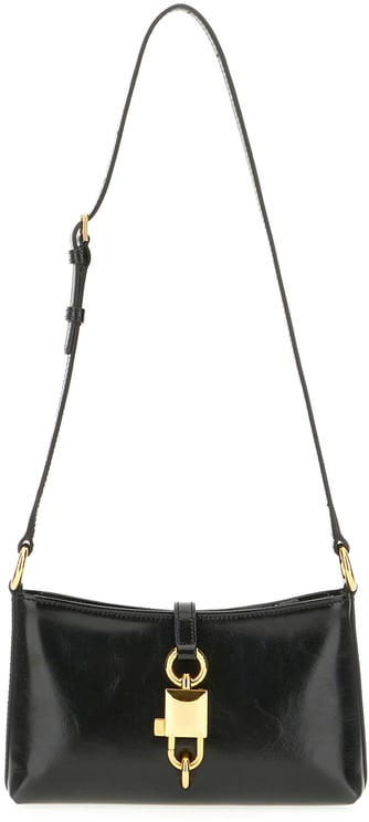 Dolce & Gabbana Dolce&gabbana Black leather Lock shoulder bag