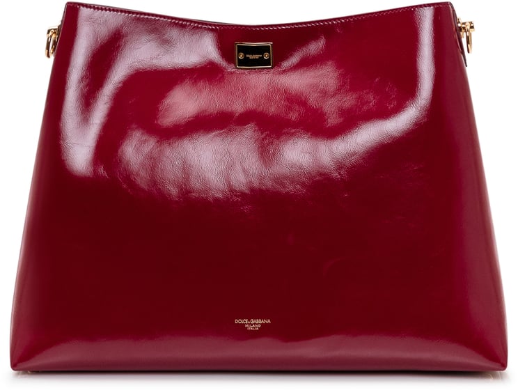 Dolce & Gabbana Borsa a Spalla con Placca Metallica