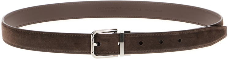 Dolce & Gabbana Dolce&gabbana Brown leather reversible belt