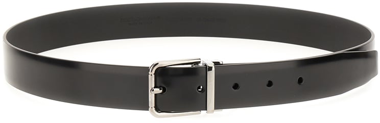 Dolce & Gabbana Dolce&gabbana Black leather reversible belt