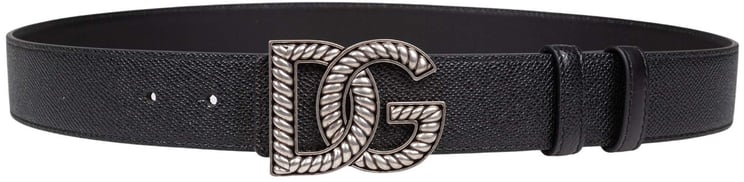 Dolce & Gabbana Dolce & gabbana black leather belt with logo