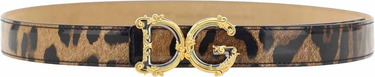 Dolce & Gabbana Dolce & Gabbana Leather Logo Belt