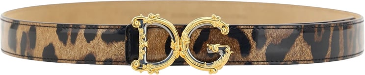 Dolce & Gabbana Dolce & Gabbana Leather Logo Belt