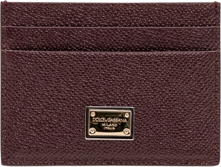 Dolce & Gabbana Portacarte con Placca Logo