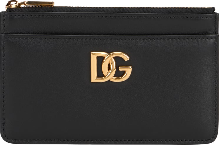 Dolce & Gabbana Leather card holder with zipper