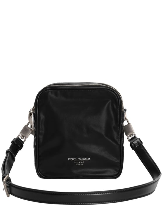 Dolce & Gabbana Glossy Finish Compact Silhouette Shoulder Bag
