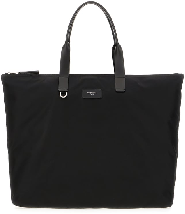 Dolce & Gabbana Dolce&gabbana Black nylon shopping bag