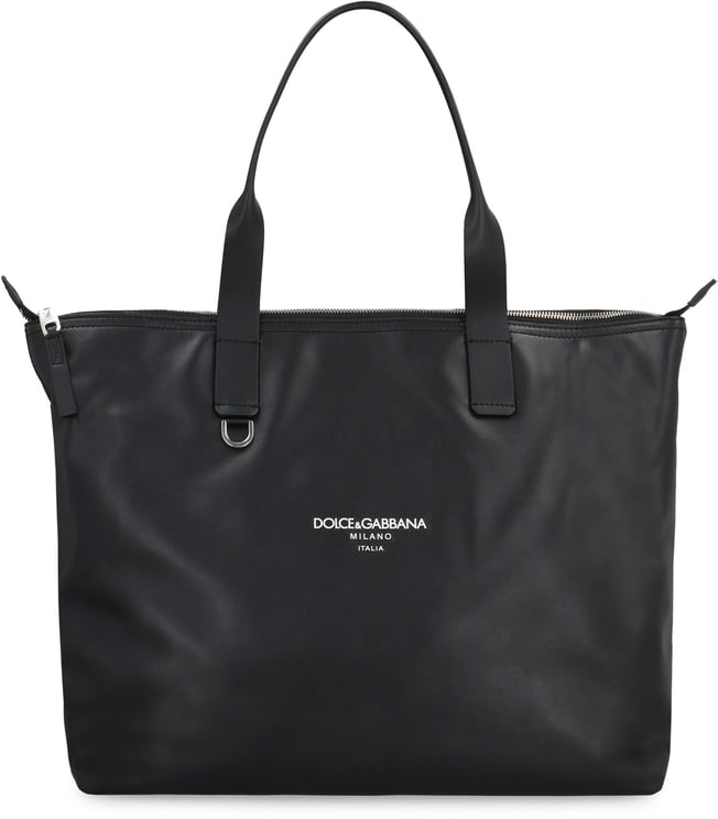 Dolce & Gabbana Media Smooth leather tote bag