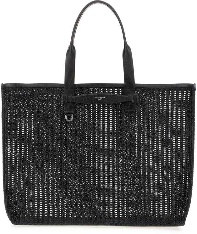 Dolce & Gabbana Dolce&gabbana Black mesh shopping bag