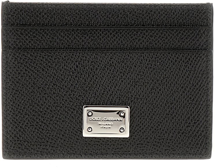 Dolce & Gabbana Dolce&gabbana Black leather card holder