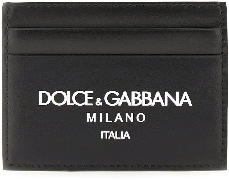 Dolce & Gabbana Dolce&gabbana Black leather card holder