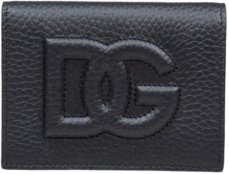 Dolce & Gabbana Dolce & gabbana leather card holder with dg logo