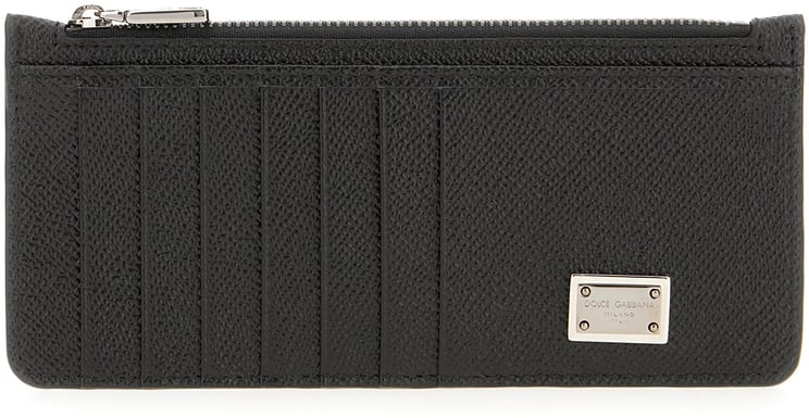 Dolce & Gabbana Dolce&gabbana Black leather card holder