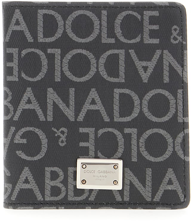 Dolce & Gabbana Dolce&gabbana Printed fabric wallet