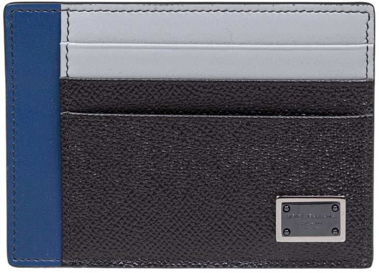 Dolce & Gabbana Dolce & gabbana dauphine card holder color black/blue