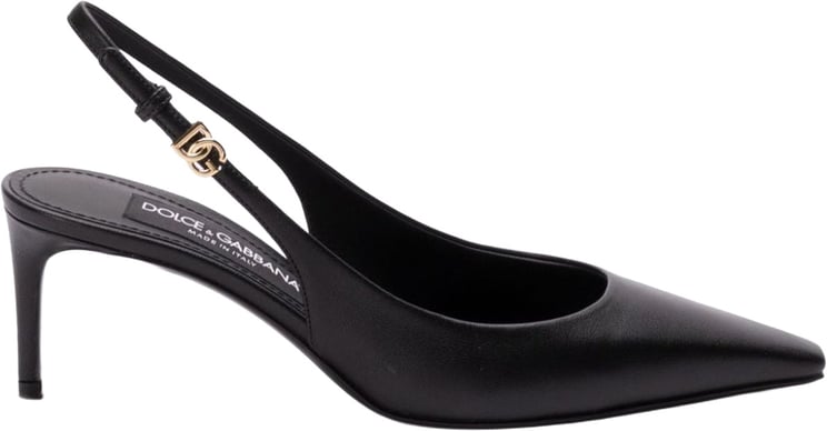 Dolce & Gabbana Dolce & Gabbana Leather Slingback Pumps