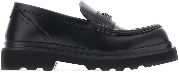 Dolce & Gabbana Dolce&gabbana Black leather Ho-Trekking loafers