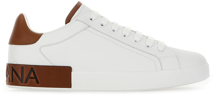 Dolce & Gabbana Dolce&gabbana White leather Portofino sneakers