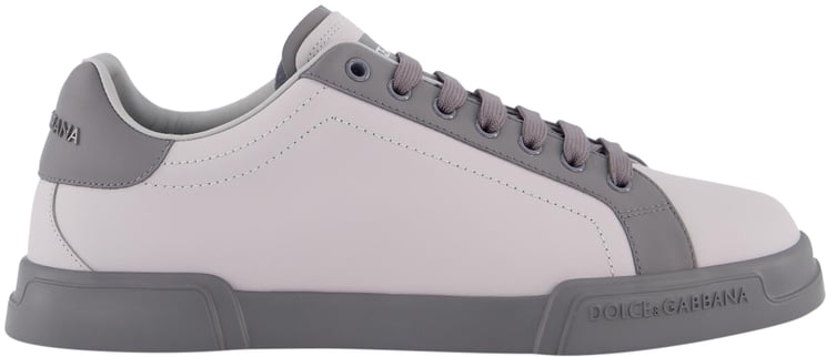 Dolce & Gabbana Heren Portofino Sneakers Grijs