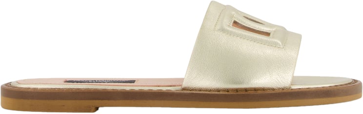 Dolce & Gabbana Dolce & Gabbana Meisjes Slippers In Goud
