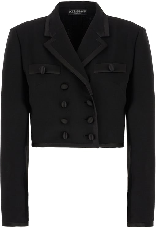 Dolce & Gabbana Dolce&gabbana Black stretch wool blend blazer