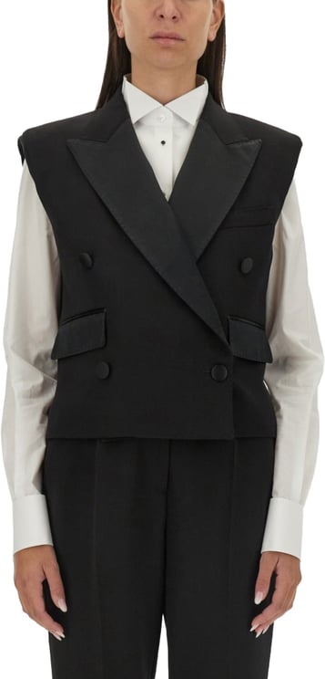 Dolce & Gabbana Double-Breasted Sleeveless Jacket