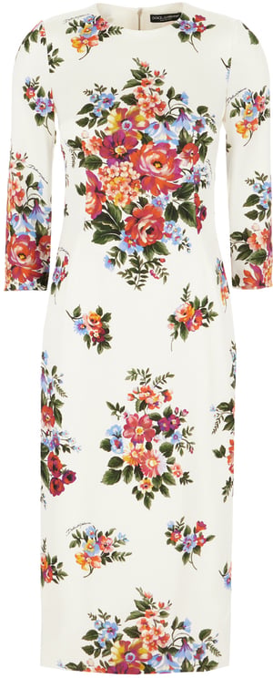 Dolce & Gabbana Dolce&gabbana Printed stretch viscose dress