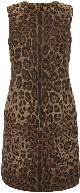 Dolce & Gabbana Dolce&gabbana Printed wool blend dress