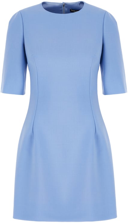 Dolce & Gabbana Dolce&gabbana Light blue wool dress
