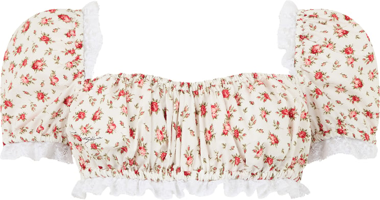 Dolce & Gabbana Floral cropped top