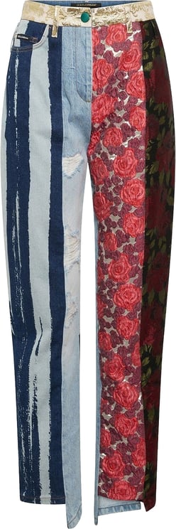 Dolce & Gabbana Dolce & Gabbana Embroidered Denim Pants